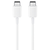 Samsung - Adatkábel (EP-DW767JWE) - USB-C a Type-C-hez, gyorstöltés, 25 W, 1,8 m - fehér (tömeges csomagolás)