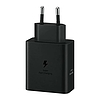 Samsung Power Adapter Duo EP-T5020XBEGEU hálózati töltő 2x USB-C 50W - fekete