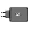 Silver Monkey SMA153 200W GaN töltő 3xUSB-C PD USB-A QC 3.0 - fekete