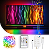 Smart TV fényfüzér - USB - 30 RGB LED - 3 m - Bluetooth (58387)