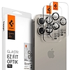 Spigen - Optik.tR EZ Fit Pro kameraüveg (2 csomag) - iPhone 14 Pro / 14 Pro Max / 15 Pro / 15 Pro Max - Természetes titán