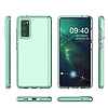 Spring Case átlátszó TPU gél védőborítás színes kerettel Samsung Galaxy S21 Ultra 5G mintához