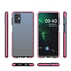 Spring Case átlátszó TPU gél védőburkolat színes kerettel Samsung Galaxy M51 sárga telefonhoz