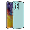 Spring Case cover gel TPU borítás színes kerettel Samsung Galaxy A73 fekete