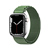 Szíj alpesi acél csattal Apple Watchhoz 38/40/41 mm - zöld