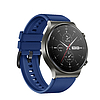 Szilikon szíj Huawei Watch GT 2/3/4/2 Pro/3 Pro/4 Pro/GT 2e 46mm-hez - sötétkék