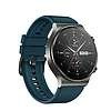 Szilikon szíj Huawei Watch GT 2/3/4/2 Pro/3 Pro/4 Pro/GT 2e 46mm-hez - Sötétzöld