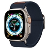 Szövet szíj Apple Watch 4/5/6/7/8/SE/Ultra (44/45/49mm) Spigen Fit Lite Ultra-hoz - sötétkék