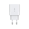 Tech-Protect C20W töltő 2x USB-C PD 20W - fehér