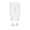 Tech-Protect C65W töltő 2x USB-C PD 65W / USB-A QC 3.0 - fehér