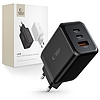 Tech-Protect C65W töltő 2x USB-C PD 65W / USB-A QC 3.0 - fekete