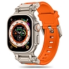 Tech-Protect Delta Pro szíj Apple Watch 4 / 5 / 6 / 7 / 8 / 9 / SE / Ultra 1 / 2 (42/44/45/49 mm) - Titanium Orange