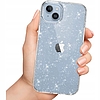 Tech-Protect FlexAir hibrid tok Samsung Galaxy S23 FE telefonhoz - Clear-Glitter