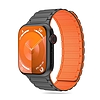 Tech-Protect IconBand mágneses szíj Apple Watch 4 / 5 / 6 / 7 / 8 / 9 / SE / Ultra 1 / 2 (42/44/45/49 mm) titán narancshoz