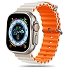 Tech-Protect IconBand Pro szíj Apple Watchhoz 4 / 5 / 6 / 7 / 8 / 9 / SE / Ultra 1 / 2 (42/44/45/49 mm) - bézs-narancs