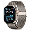 Tech-Protect Milano szíj Apple Watchhoz 6 / 7 / 8 / 9 / 10 / SE / Ultra 1 / 2 (44 / 45 / 46 / 49 MM) - titán