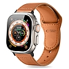 Tech-Protect Naturalfit szíj Apple Watch 4 / 5 / 6 / 7 / 8 / 9 / SE (38 / 40 / 41 mm) - barna