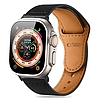 Tech-Protect Naturalfit szíj Apple Watch 4 / 5 / 6 / 7 / 8 / 9 / SE (38 / 40 / 41 mm) - fekete