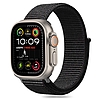 Tech-Protect nylon szíj Apple Watchhoz 6 / 7 / 8 / 9 / 10 / SE (40 / 41 / 42 MM) - fekete