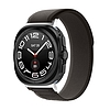 Tech-Protect nylon szíj Samsung Galaxy Watch Ultra (47 mm) készülékhez - fekete/narancs