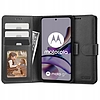 Tech-Protect pénztárca tok Motorola Moto G13 / G23 / G53 5G-hez - fekete