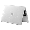 Tech-Protect SmartShell tok MacBook Air 13" M2 / M3 / 2022-2024-hez - Clear-Glitter