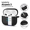 Tech-Protect szilikon horgos tok Apple AirPods 3-hoz - fekete