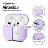 Tech-Protect szilikon horgos tok Apple AirPods 3-hoz - lila