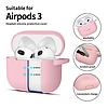 Tech-Protect szilikon horgos tok Apple AirPods 3-hoz - rózsaszín