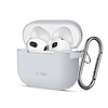 Tech-Protect szilikon horgos tok Apple AirPods 3-hoz - szürke