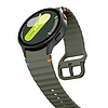 Tech-Protect szilikon sportszíj Samsung Galaxy Watch 4 / 5 / 5 Pro / 6 / 7 / FE telefonhoz - zöld