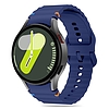 Tech-Protect szilikon sportszíj Samsung Galaxy Watch 4 / 5 / 5 Pro / 6 / 7 / FE telefonhoz - kék