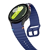 Tech-Protect szilikon sportszíj Samsung Galaxy Watch 4 / 5 / 5 Pro / 6 / 7 / FE telefonhoz - kék