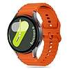 Tech-Protect szilikon sportszíj Samsung Galaxy Watch 4 / 5 / 5 Pro / 6 / 7 / FE telefonhoz - narancs