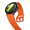 Tech-Protect szilikon sportszíj Samsung Galaxy Watch 4 / 5 / 5 Pro / 6 / 7 / FE telefonhoz - narancs