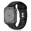 Tech-Protect szilikon szíj Apple Watch 4 / 5 / 6 / 7 / 8 / 9 / SE (38 / 40 / 41 mm) - fekete