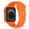 Tech-Protect szilikon szíj Apple Watch 4 / 5 / 6 / 7 / 8 / 9 / SE (38 / 40 / 41 mm) - narancssárga