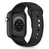 Tech-Protect szilikon szíj Apple Watch 4 / 5 / 6 / 7 / 8 / 9 / SE / Ultra 1 / 2 (42 / 44 / 45 / 49 mm) - fekete