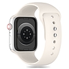 Tech-Protect szilikon szíj Apple Watch 4 / 5 / 6 / 7 / 8 / 9 / SE / Ultra 1 / 2 (42 / 44 / 45 / 49 mm) - bézs