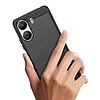 Tech-Protect TPUCarbon tok Xiaomi Redmi 13C / Poco C65 telefonhoz - fekete