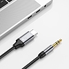 Tech-Protect UltraBoost audio USB-C / 3,5 mm-es mini jack kábel 1 m - fekete