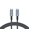 Tech-Protect UltraBoost Max USB-C 4.0 / USB-C 4.0 PD 240W 8K 40Gbps 2m kábel - szürke