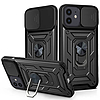 Techsuit - CamShield Series - iPhone 12 / 12 Pro - Fekete (KF2313028)