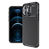 Techsuit - CarbonFiber - iPhone 12 Pro Max - Fekete (KF2327728)