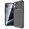 Techsuit - CarbonFiber - iPhone 16 - Fekete (KF2331987)