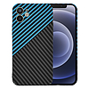 Techsuit - Carbonite FiberShell - iPhone 12 - Blue Pulse