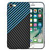 Techsuit - Carbonite FiberShell - iPhone 7 / iPhone 8 / iPhone SE 2, SE 2020 / iPhone SE 3, SE 2022 - Blue Pulse (KF2333886)