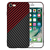 Techsuit - Carbonite FiberShell - iPhone 7 / iPhone 8 / iPhone SE 2, SE 2020 / iPhone SE 3, SE 2022 - Red Vortex (KF2333890)