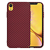 Techsuit - Carbonite FiberShell - iPhone XR - Piros (KF2334570)