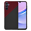 Techsuit - Carbonite FiberShell - Samsung Galaxy A15 4G / A15 5G - Red Vortex